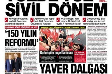 Günün gazete manşetleri 1 Ağustos 2016