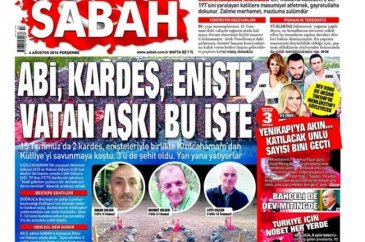 Günün gazete manşetleri 4 Ağustos 2016