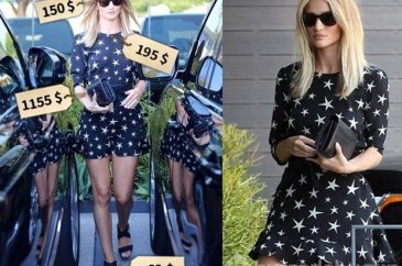 Rosie Huntington-Whiteley'nin sade şıklığı