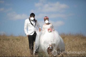 Bu düğün fotoğrafları sosyal medyayı salladı