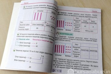Matematik kitabına göre 48'in okunuşu 'altmışdört'