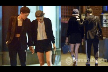 Kristen Stewart yeni sevgilisiyle el ele