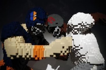 Lego'dan yapılmış süper kahramanlar 