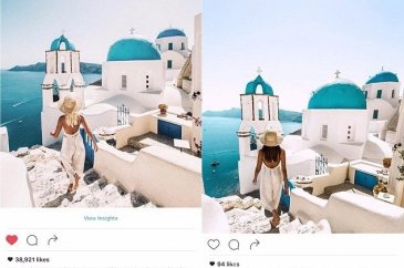 Instagram fotoğraflarını ayrıntısına kadar taklit eden kadın