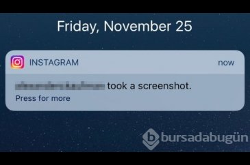 Instagram'da ekran görüntüsü alırken dikkat!