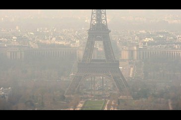 Paris'te hava kirliliği