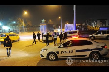 Bursa'da bin 200 polisle 'Huzur' operasyonu