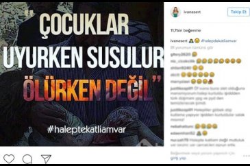 Ünlü isimler Halep katliamına sessiz kalmadı