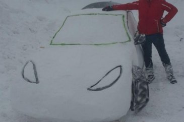 Kardan otomobil yaptılar