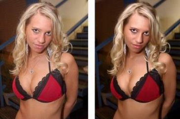 Photoshop'tan önce ve sonra