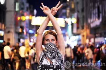 Protestonun kadın hali