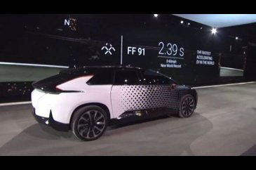 Dünyanın en hızlı elektrikli otomobili Faraday Future FF91