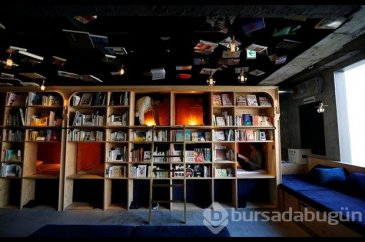 Kitap kurtlarına özel otel