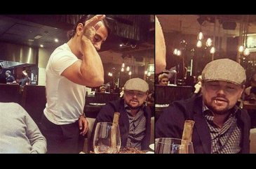 Leonardo Di Caprio'nun o hali sosyal medyada alay konusu
