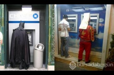ATM'de para çekerken görüntülenen 13 enteresan tip