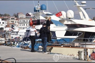 Mirkelam ve Aysen Sabancı'nın Boğaz keyfi