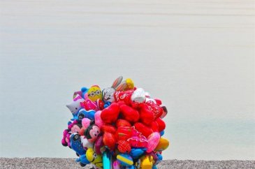 Uçan balon altında uyuyanlar...