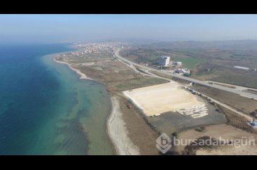 Çanakkale köprüsü için tören alanı hazırlanıyor