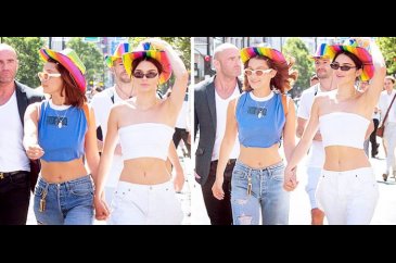 Bella Hadid ve Kendall Jenner Onur Yürüşüne katıldı