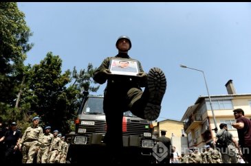 Bursa'da şehide son görev 