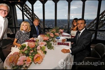 Macron, Trump için Eyfel Kulesi'ni kapattı