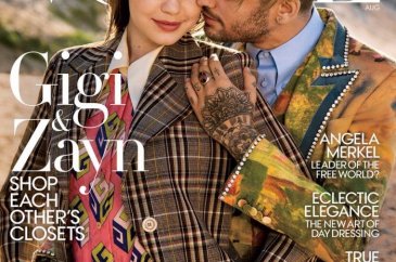 Zayn Malik ve Gigi Hadid 'Vogue' Dergisinin Kapağında!