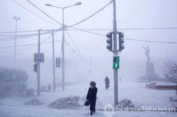 Dünyanın en soğuk köyünden kareler