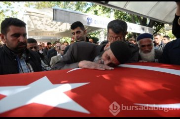 Bursa'da şehide son görev