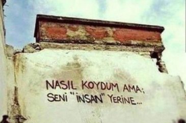 İlginç duvar yazıları