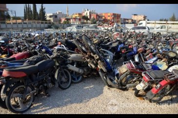 500 çalıntı motosiklet ele geçirildi