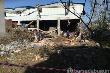 Bursa'da fabrikada patlama oldu!	