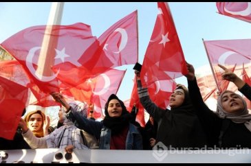 Bursa'da ABD'nin Kudüs'ü İsrail'in başkent olarak tanımasına tepki
