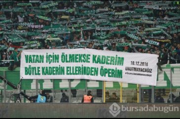 Bursaspor için 250 kişi hazırladı 23 bin kişi sergiledi	
