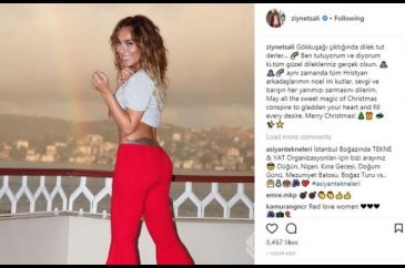 Ünlü isimlerin Instagram paylaşımları (25.12.2017)