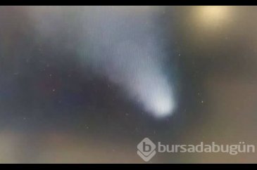 Tüm Türkiye'de görülen gizemli ışık hüzmesi gündem oldu!