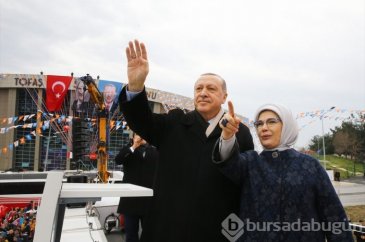 	Cumhurbaşkanı Recep Tayyip Erdoğan Bursa'da konuştu