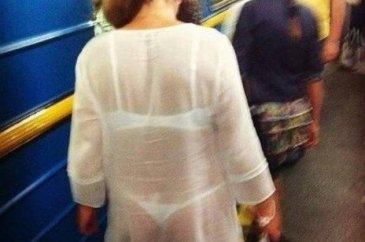 Metroya bu halde bindi!