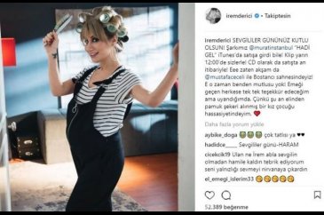 Ünlü isimlerin Instagram paylaşımları (14.02.2018)