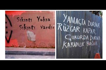 Çukur Dizisinin duvar yazıları