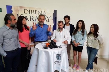 Direniş Karatay ekibi filmi anlattı (Mehmet Aslantuğ:Hasretimiz var)