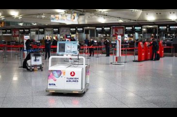 THY geleceğin akıllı bagaj robotu "Leo"yu tanıttı!
