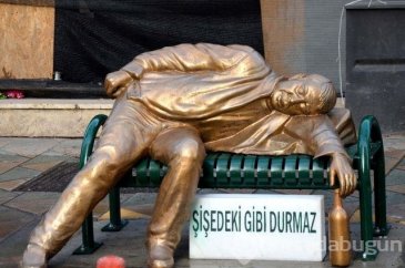 Eskişehir'e ilginç bir heykel daha! 