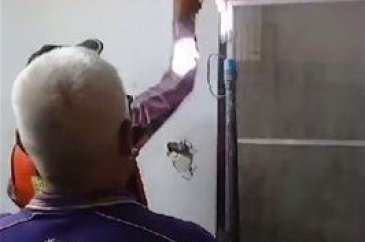 Duvardan gelen sesleri farkeden adam öyle bir şeyle karşılaştı ki!