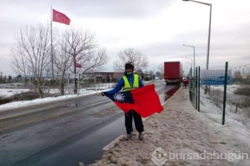Bisikletle dünya turuna çıkan Tayvanlı Türkiye'de! 