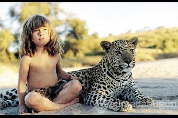 Kardeşi fil, en yakın arkadaşı leopar