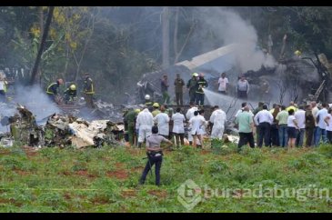 Küba'da Boeing 737 tipi uçak düştü