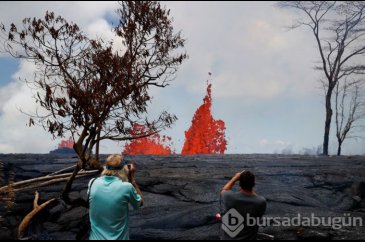 Hawaii'de lavlar santrale ulaştı