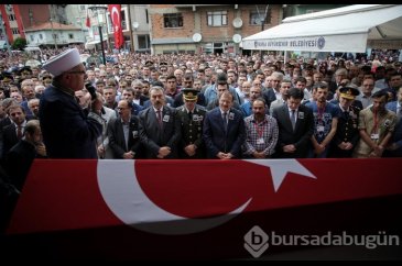 Bursalı Şehit Uzman Çavuş İsa Özkan son yolculuğuna uğurlandı