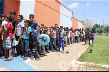 Şanlıurfa'da havuzlarda kuyruk oluştu