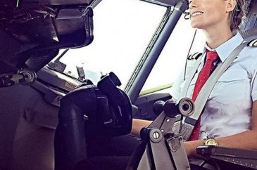 Kuaförlüğü bıraktı, pilot oldu!